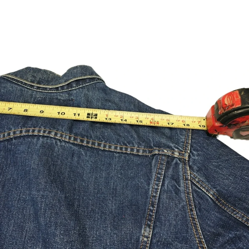 Levis 557XX Big E Denim Jacket 1960s Type III 521 Button Early USA Cone Selvedge